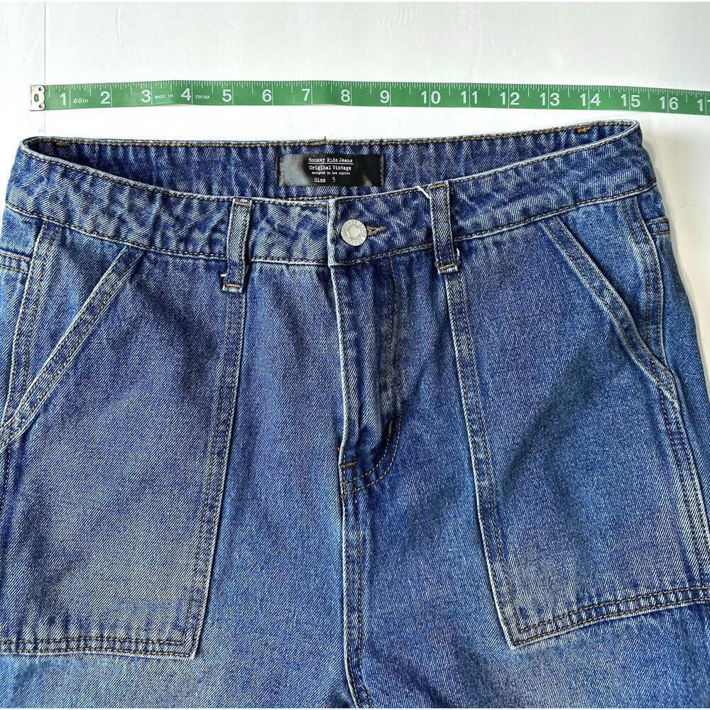 Monkey Ride Jeans Original Vintage Relaxed Straight Leg Denim Women's Size 5 - Picture 10 of 14